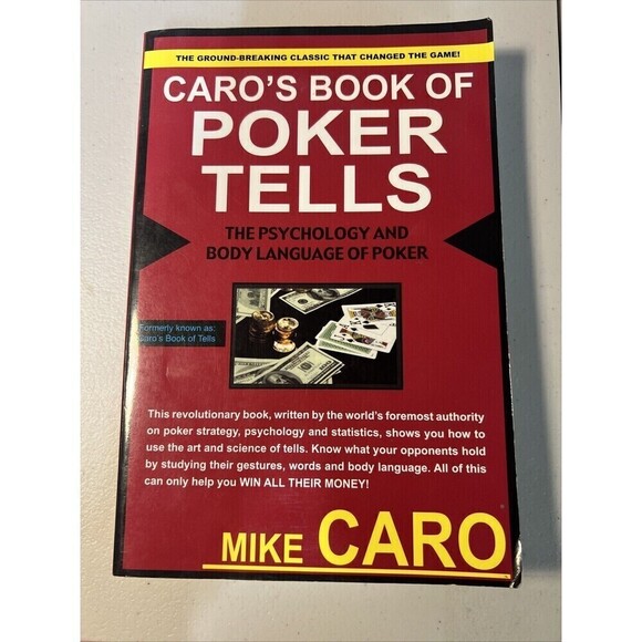 Caro's Book of POKER TELLS : The Psychology and Body Language of Poker By Caro - Picture 1 of 5